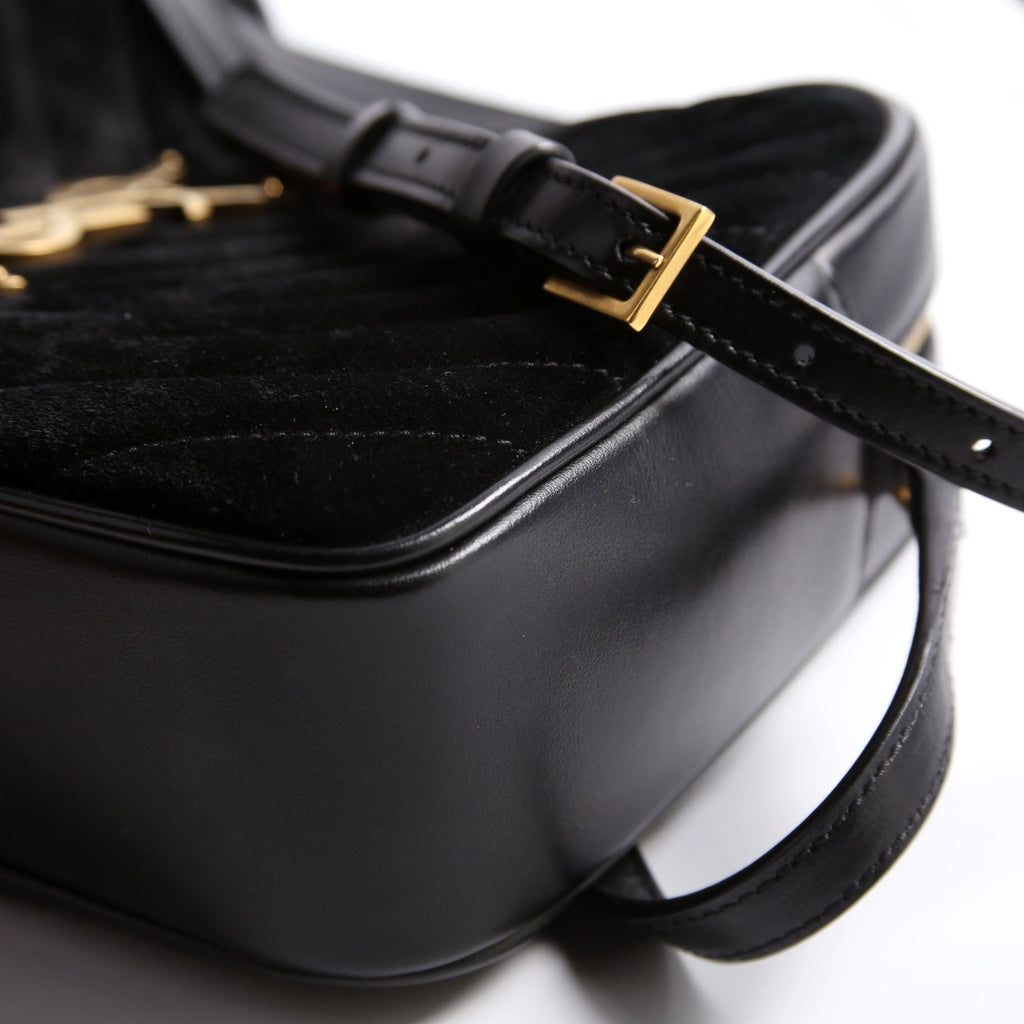 Lou Camera Bag Suede 612544 Black