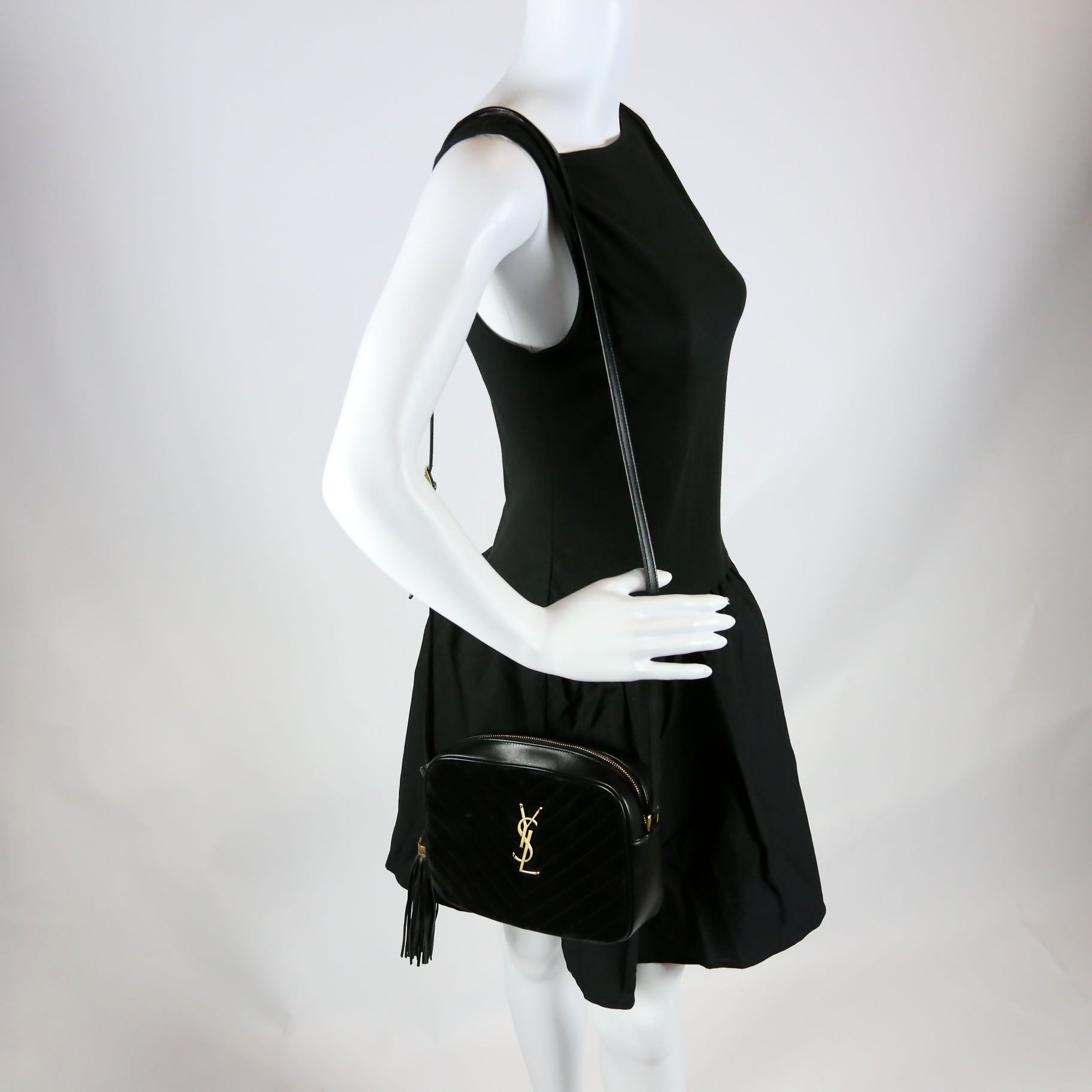 Lou Camera Bag Suede 612544 Black