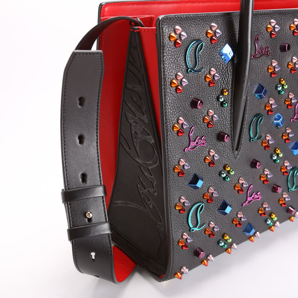 Paloma Medium Satchel Calfskin Spikes Loubinthesky