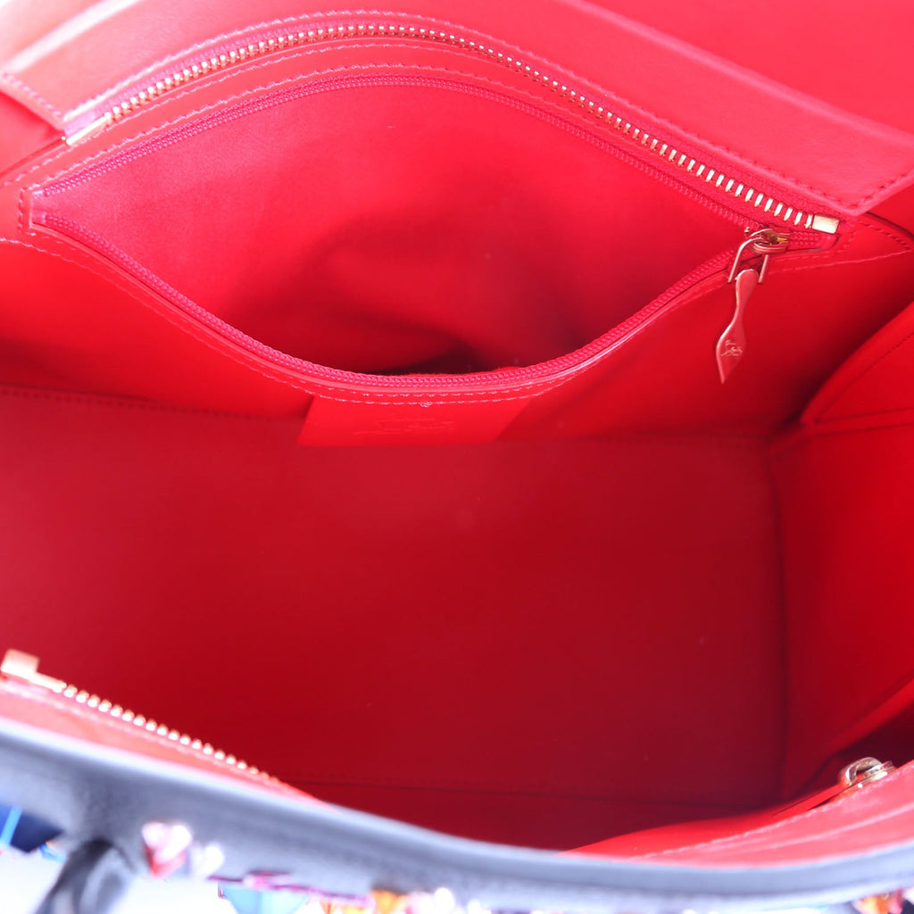 Paloma Medium Satchel Calfskin Spikes Loubinthesky