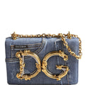 DG Girls Shoulder Bag Denim