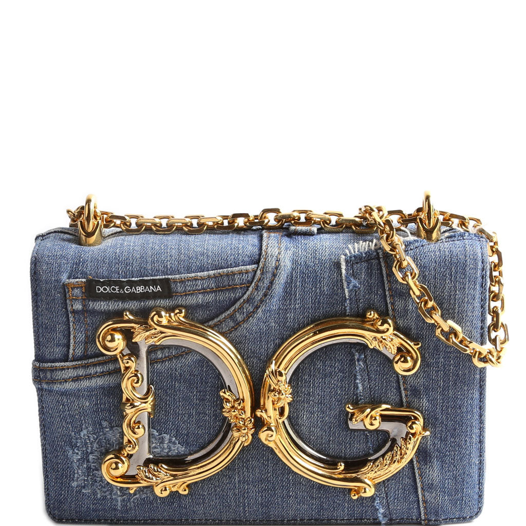 DG Girls Shoulder Bag Denim