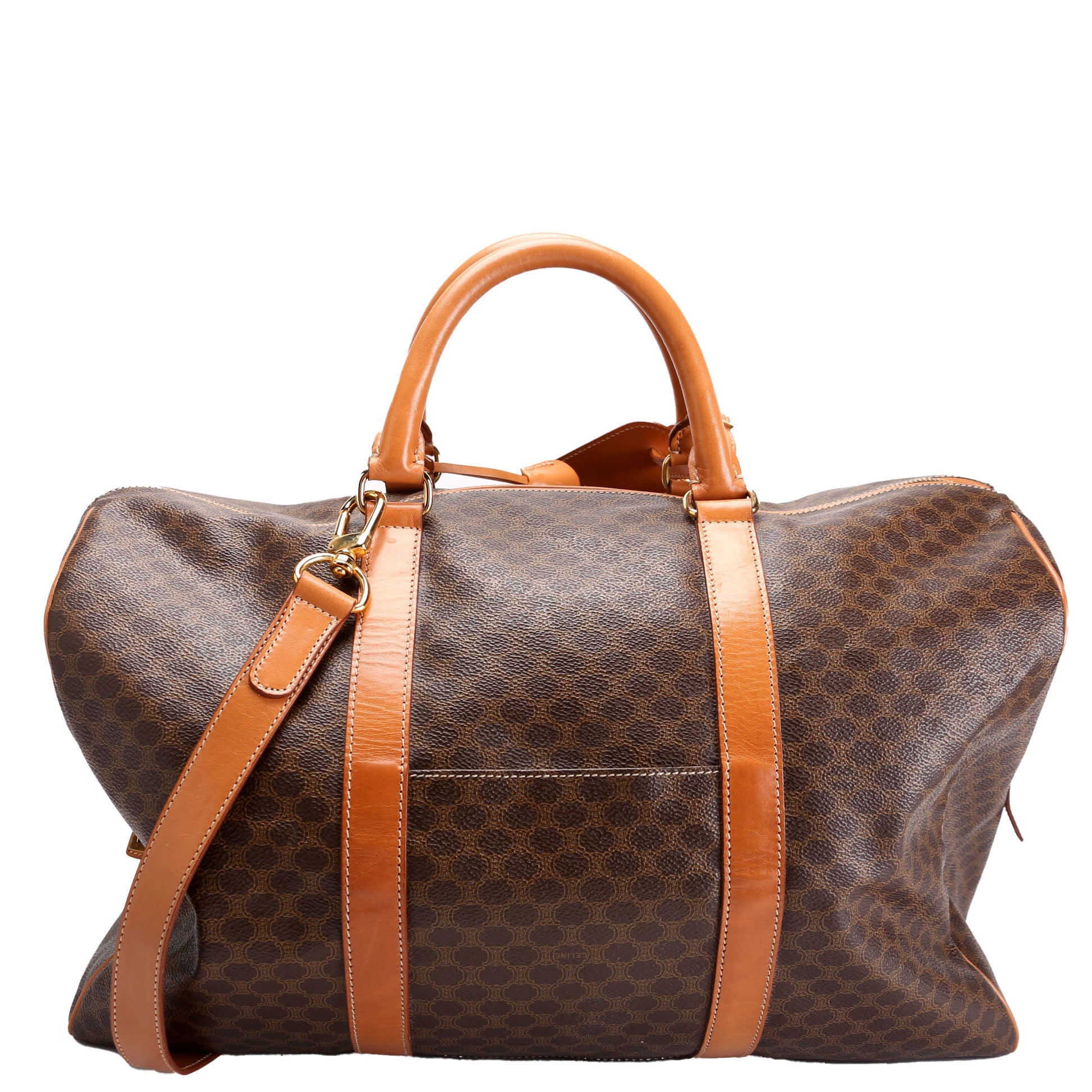 Macadam Canvas Medium Duffle Bag Vintage