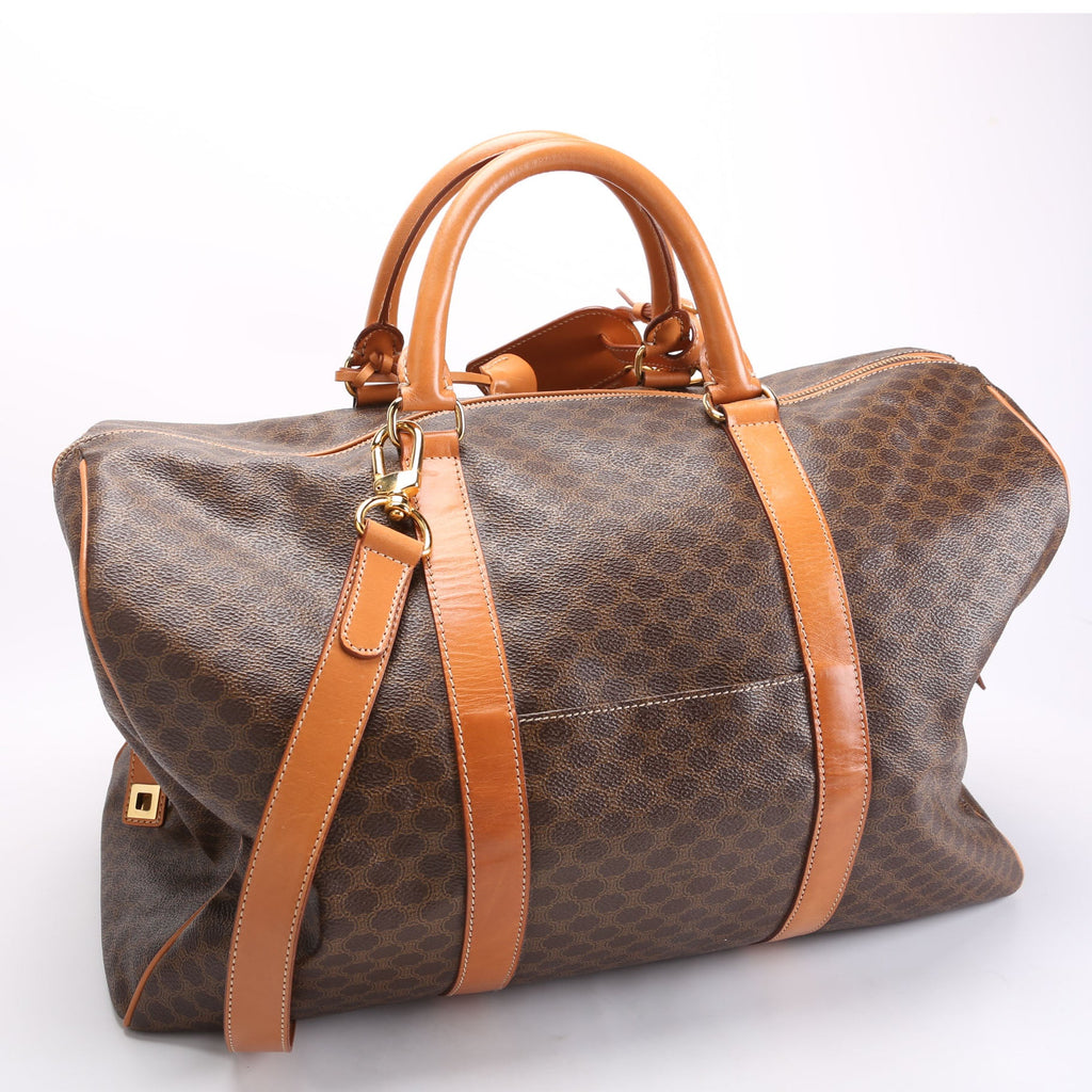 Macadam Canvas Medium Duffle Bag Vintage