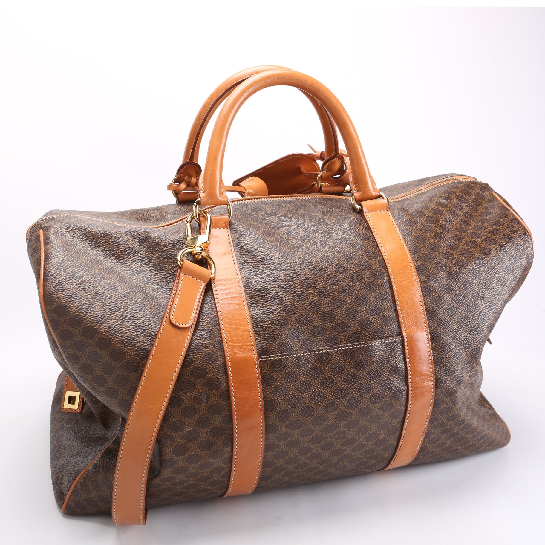Macadam Canvas Medium Duffle Bag Vintage