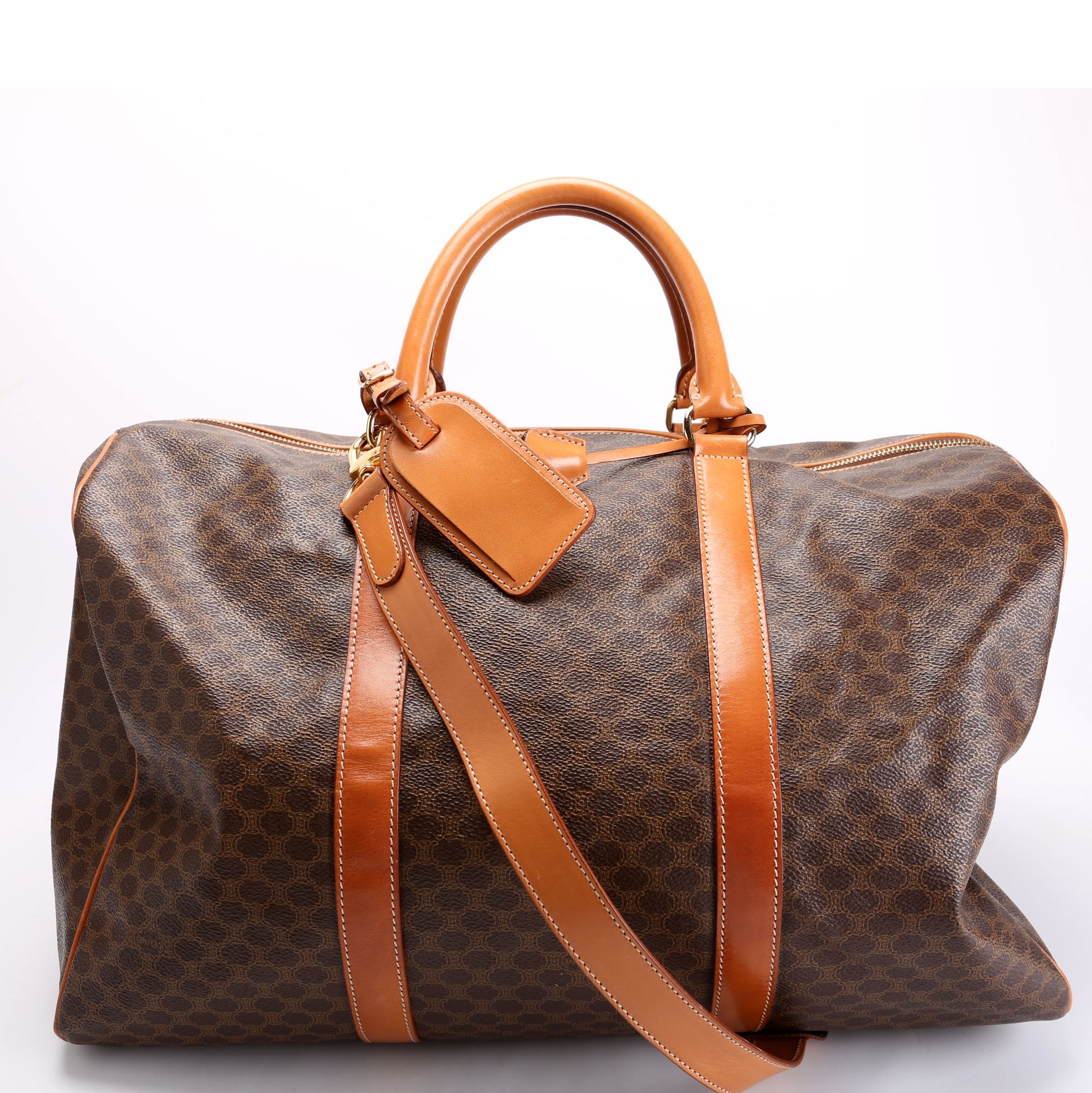 Macadam Canvas Medium Duffle Bag Vintage