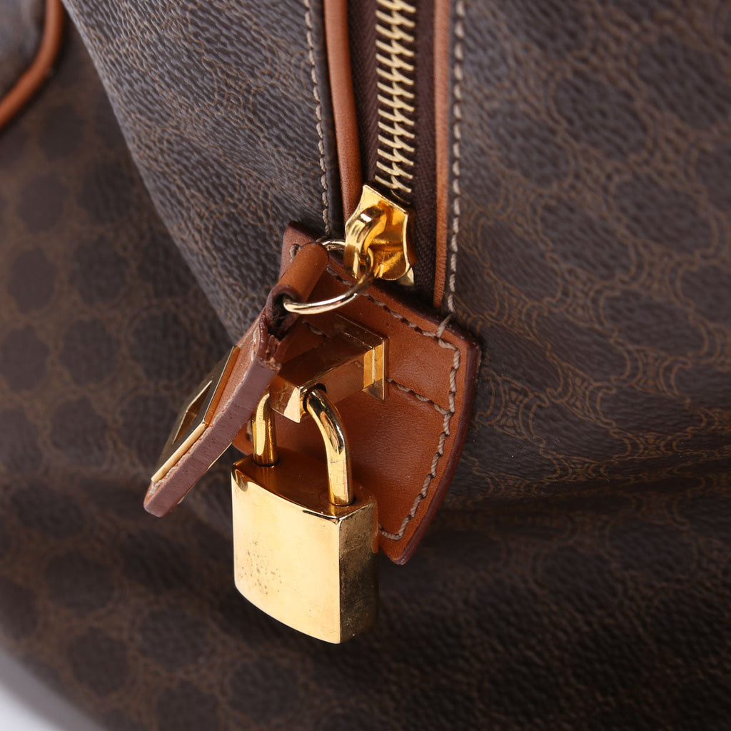 Macadam Canvas Medium Duffle Bag Vintage