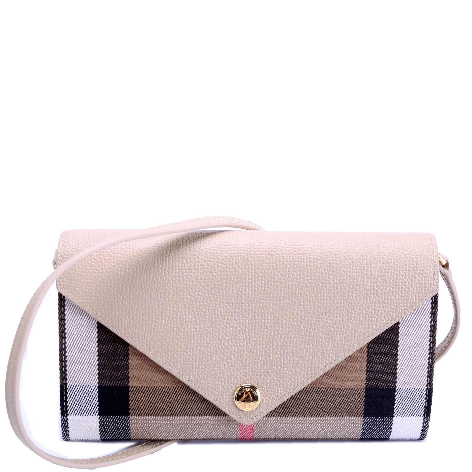 Vintage Check Hannah Strap Wallet Beige