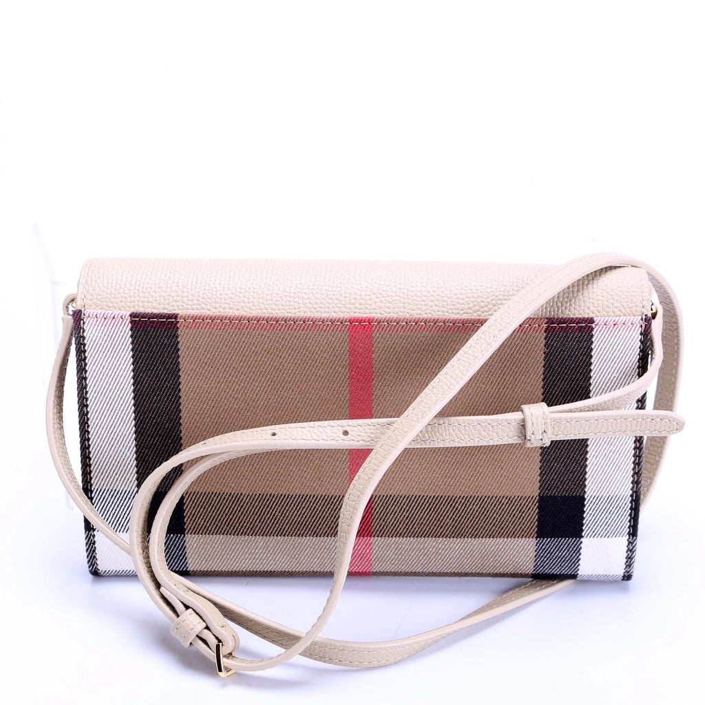 Vintage Check Hannah Strap Wallet Beige