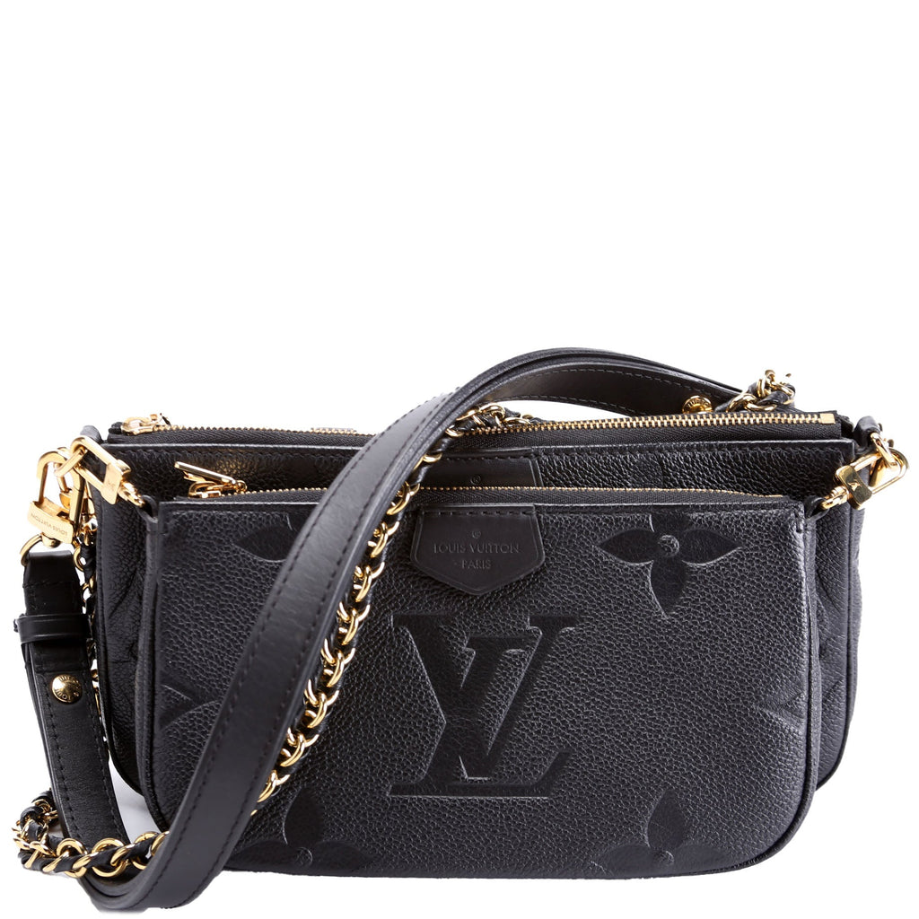 Multi Pochette Empreinte Black