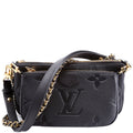 Multi Pochette Empreinte Black