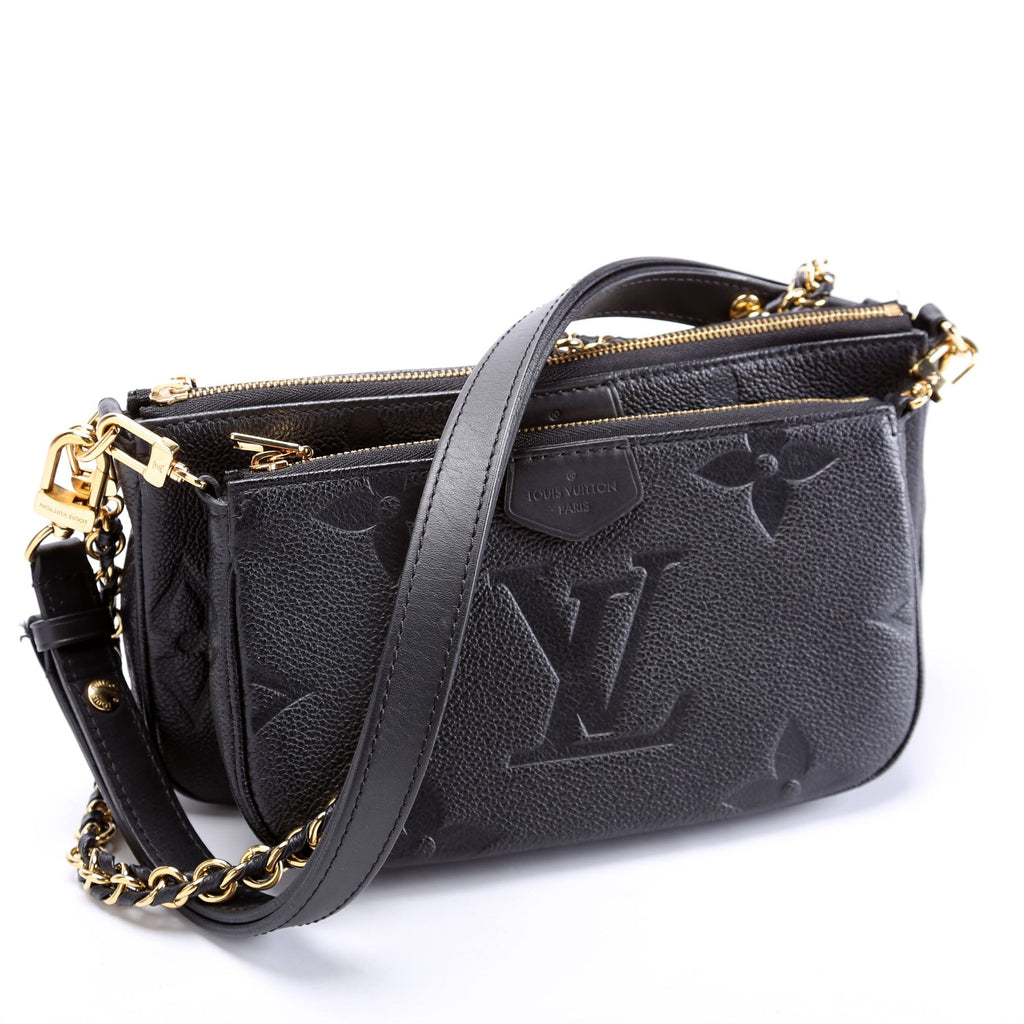 Multi Pochette Empreinte Black