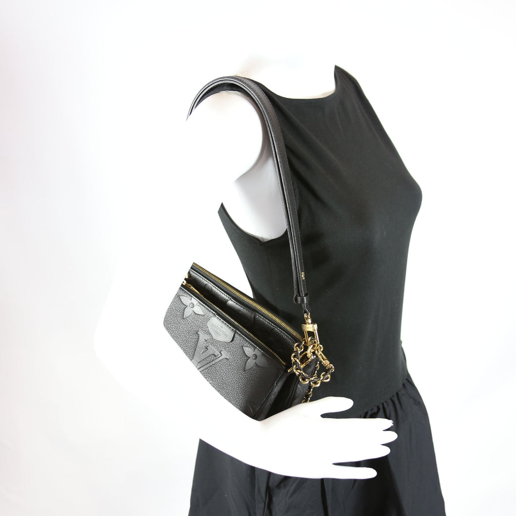 Multi Pochette Empreinte Black