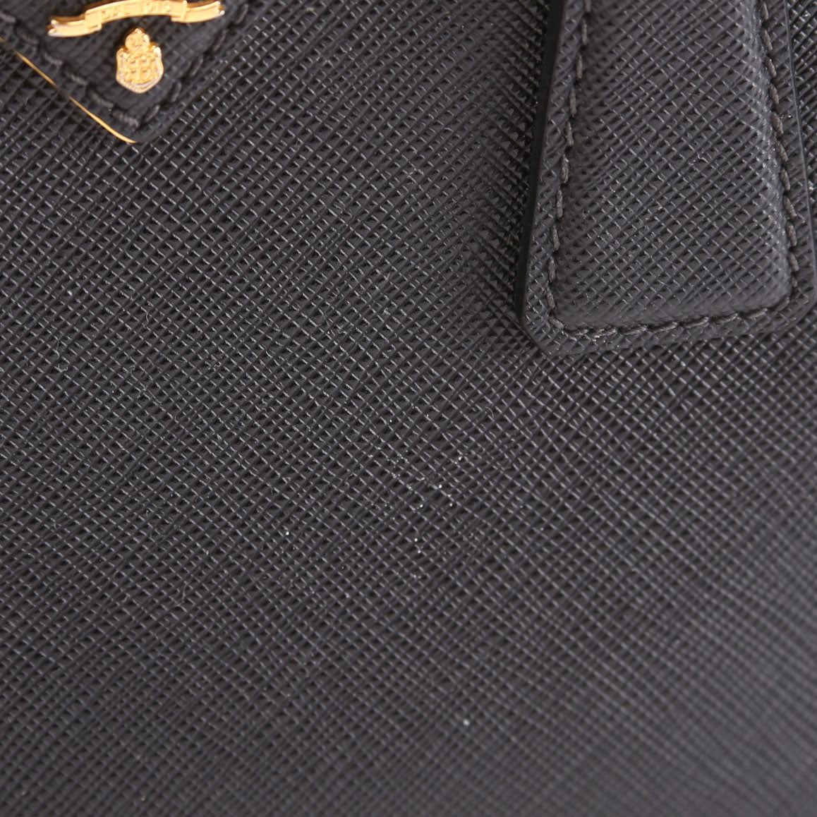 1BA906 Saffiano Lux Galleria Mini Black