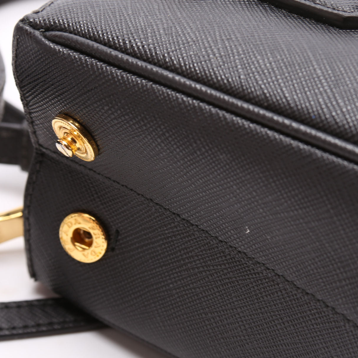 1BA906 Saffiano Lux Galleria Mini Black