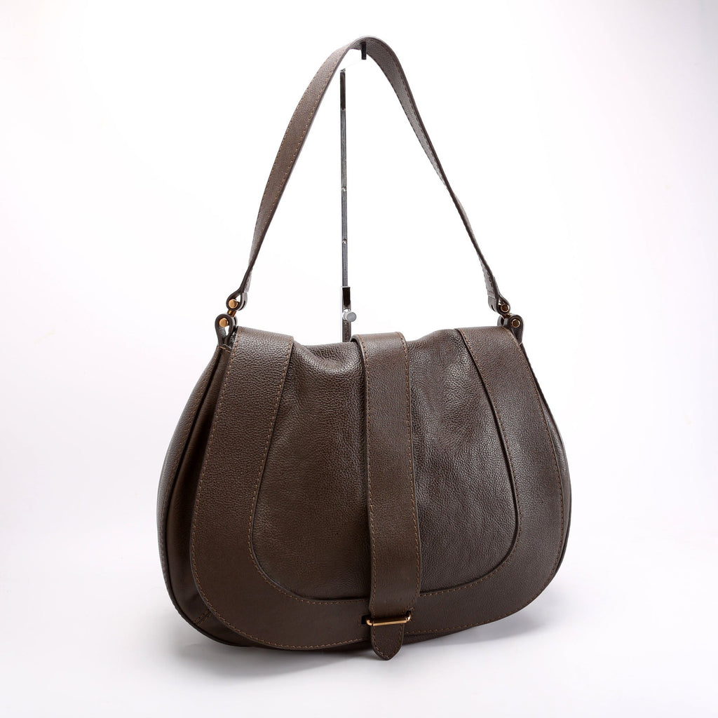 Georgia Hobo Calfskin Brown