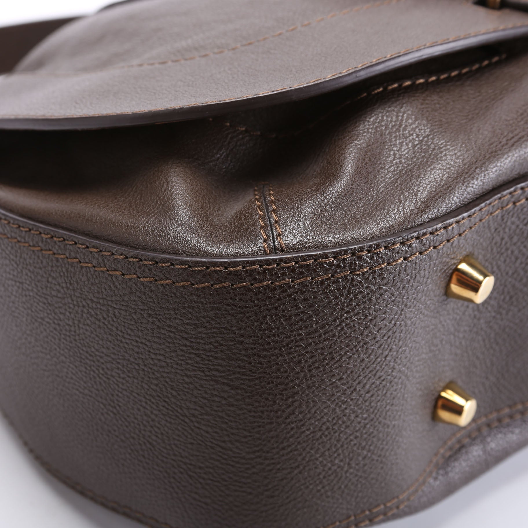 Georgia Hobo Calfskin Brown
