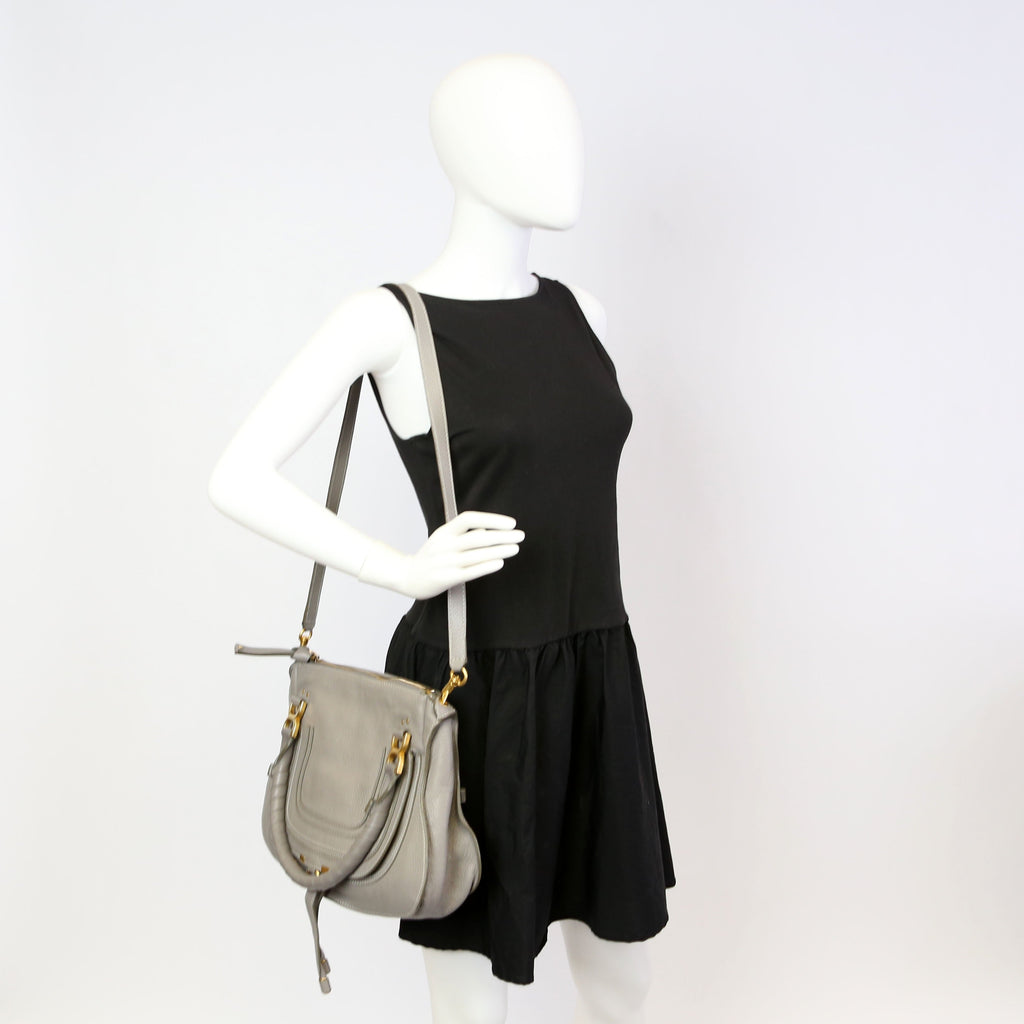 Marcie Satchel Small 2Way Grey