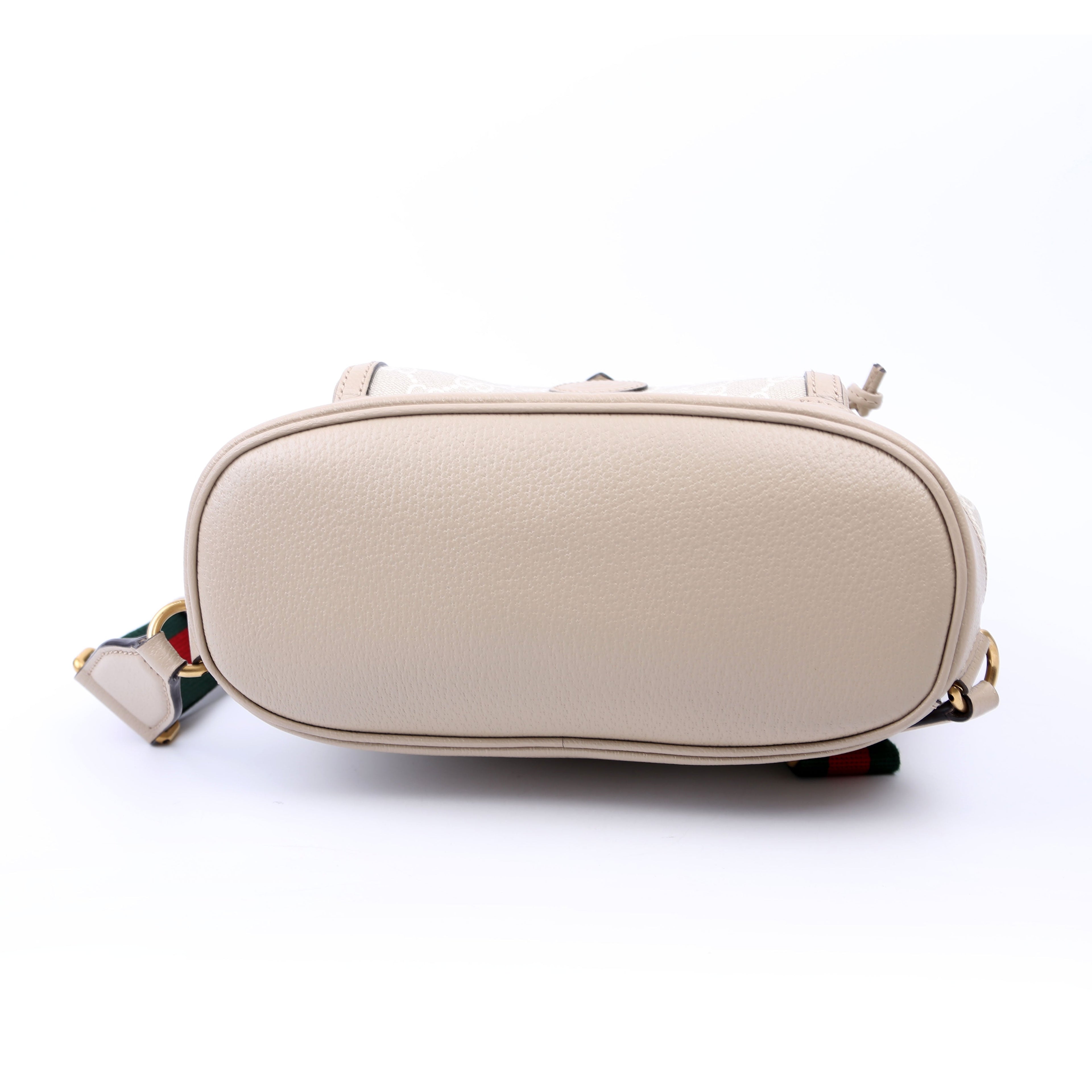 674147 GG Supreme Buckle Backpack Beige