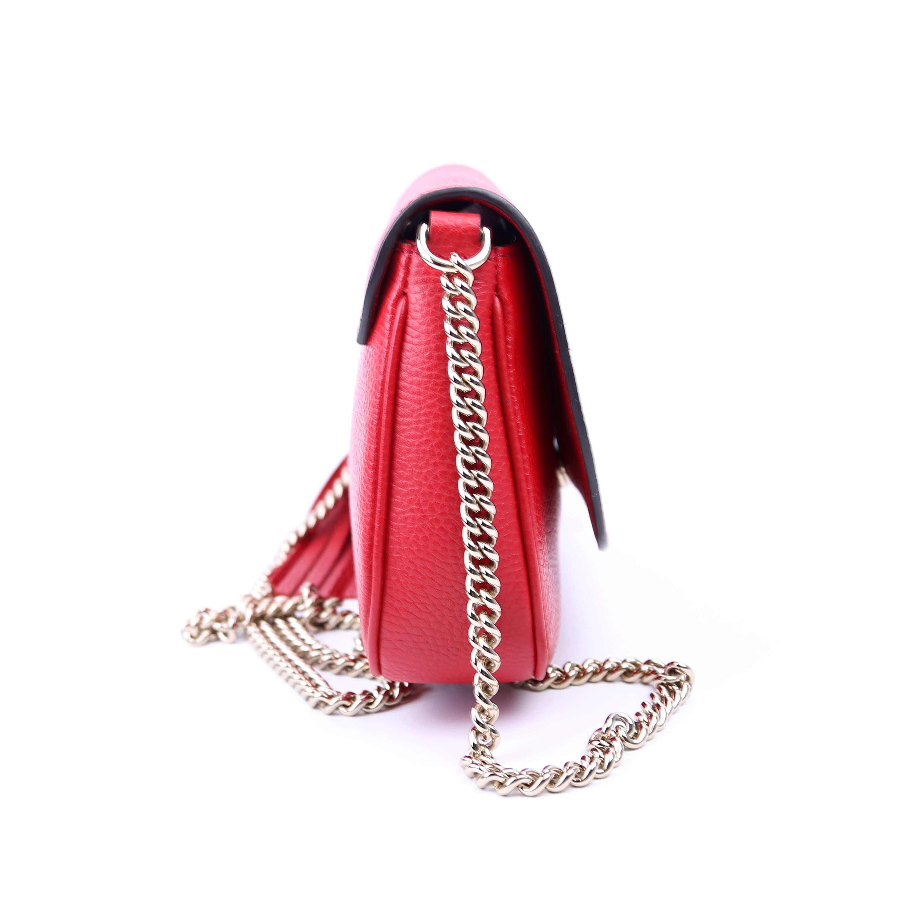 336752 Soho Chain Crossbody Medium Red