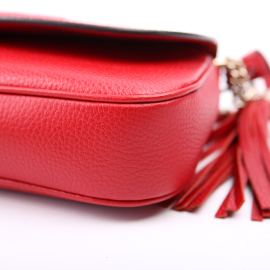 336752 Soho Chain Crossbody Medium Red