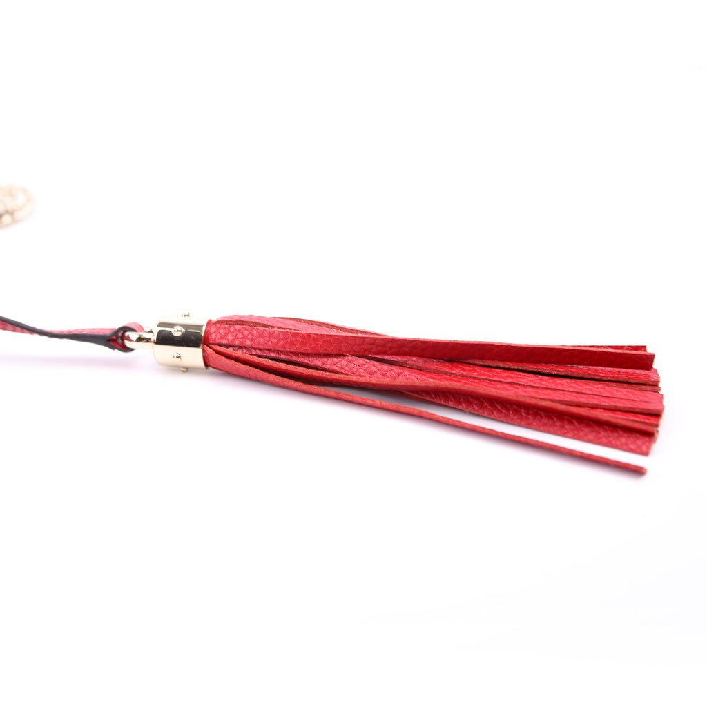 336752 Soho Chain Crossbody Medium Red