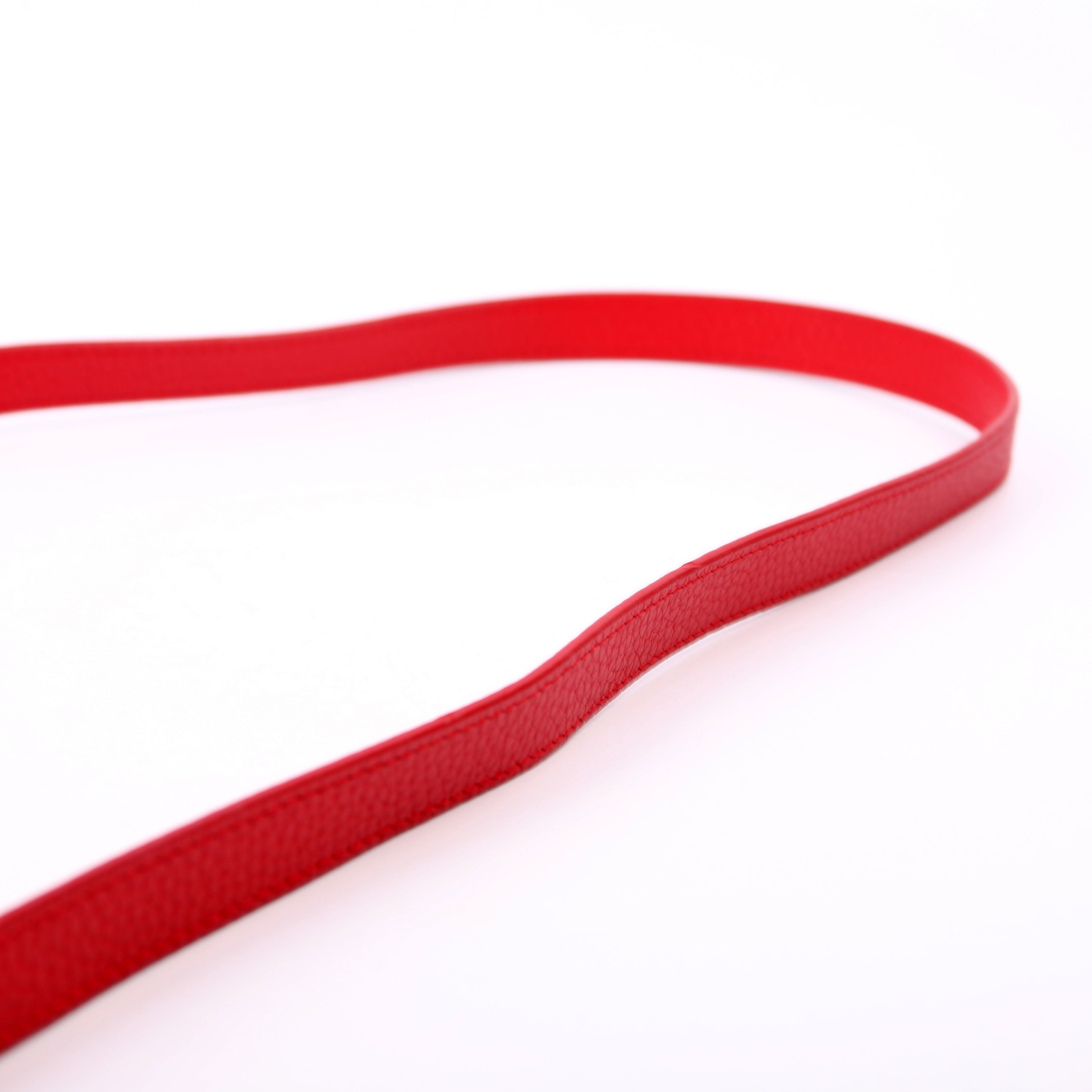 Capucines BB Taurillon Python Red