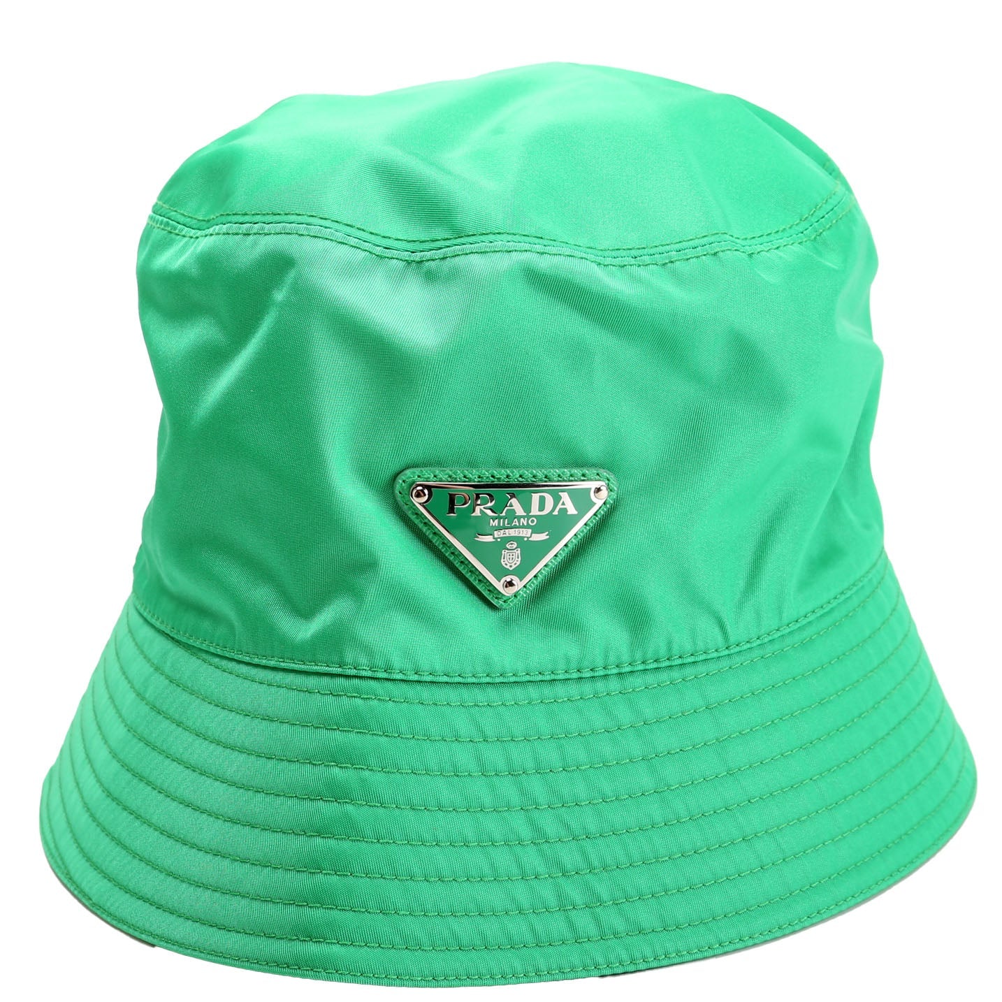 1HC137 Re-Nylon Triangle Logo Bucket Size Medium Green