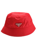 1HC137 Re-Nylon Triangle Logo Bucket Size Medium Red
