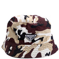 Prada 1HC137 Re-Nylon Triangle Logo Bucket Size Kid's Large Camouflage