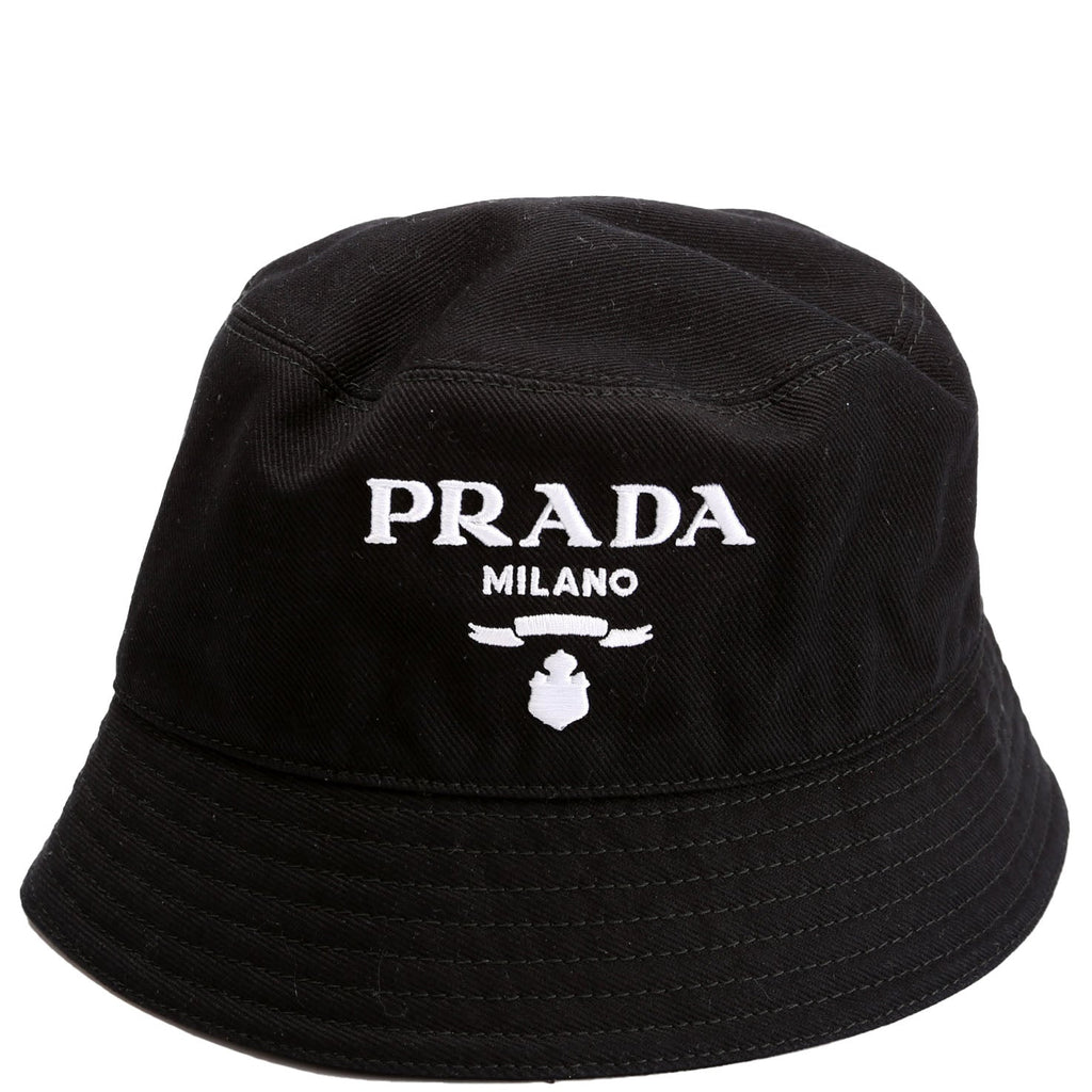 1HC137 Canvas Large Logo Bucket Size Small Black