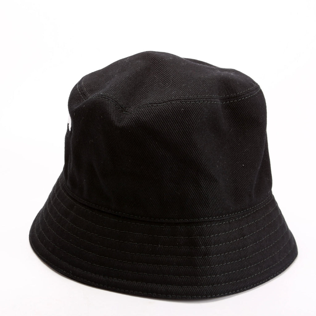 1HC137 Canvas Large Logo Bucket Size Small Black