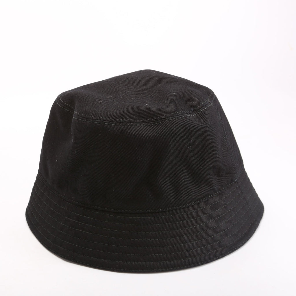 1HC137 Canvas Large Logo Bucket Size Small Black