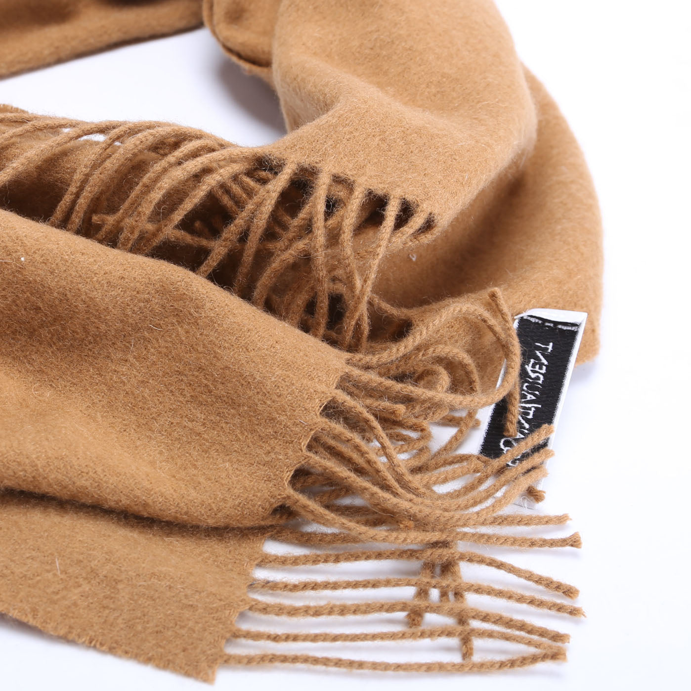Logo Cashmere/Wool Brown