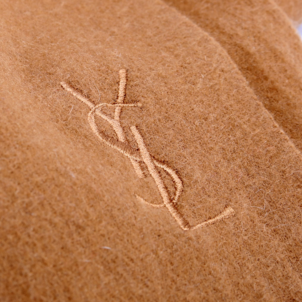 Logo Cashmere/Wool Brown
