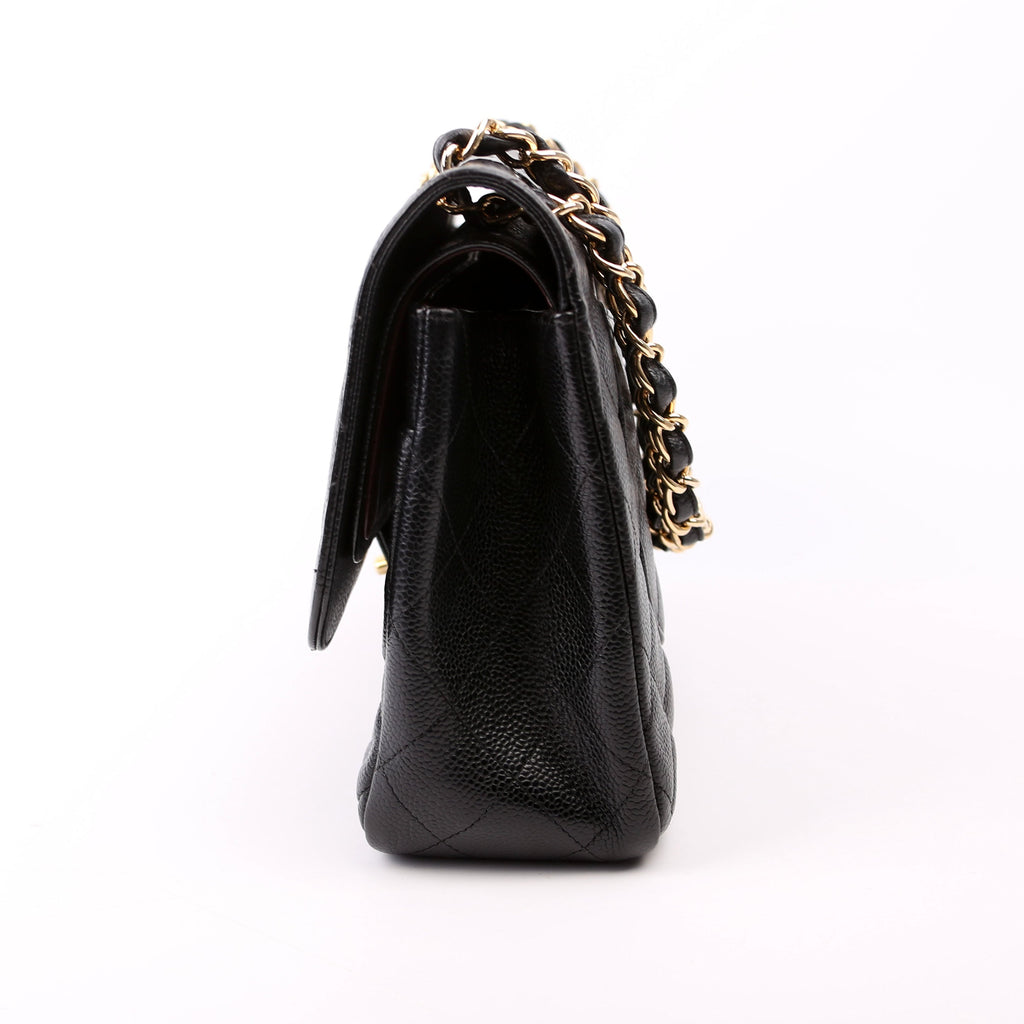 Classic Flap Jumbo Caviar 16M Black