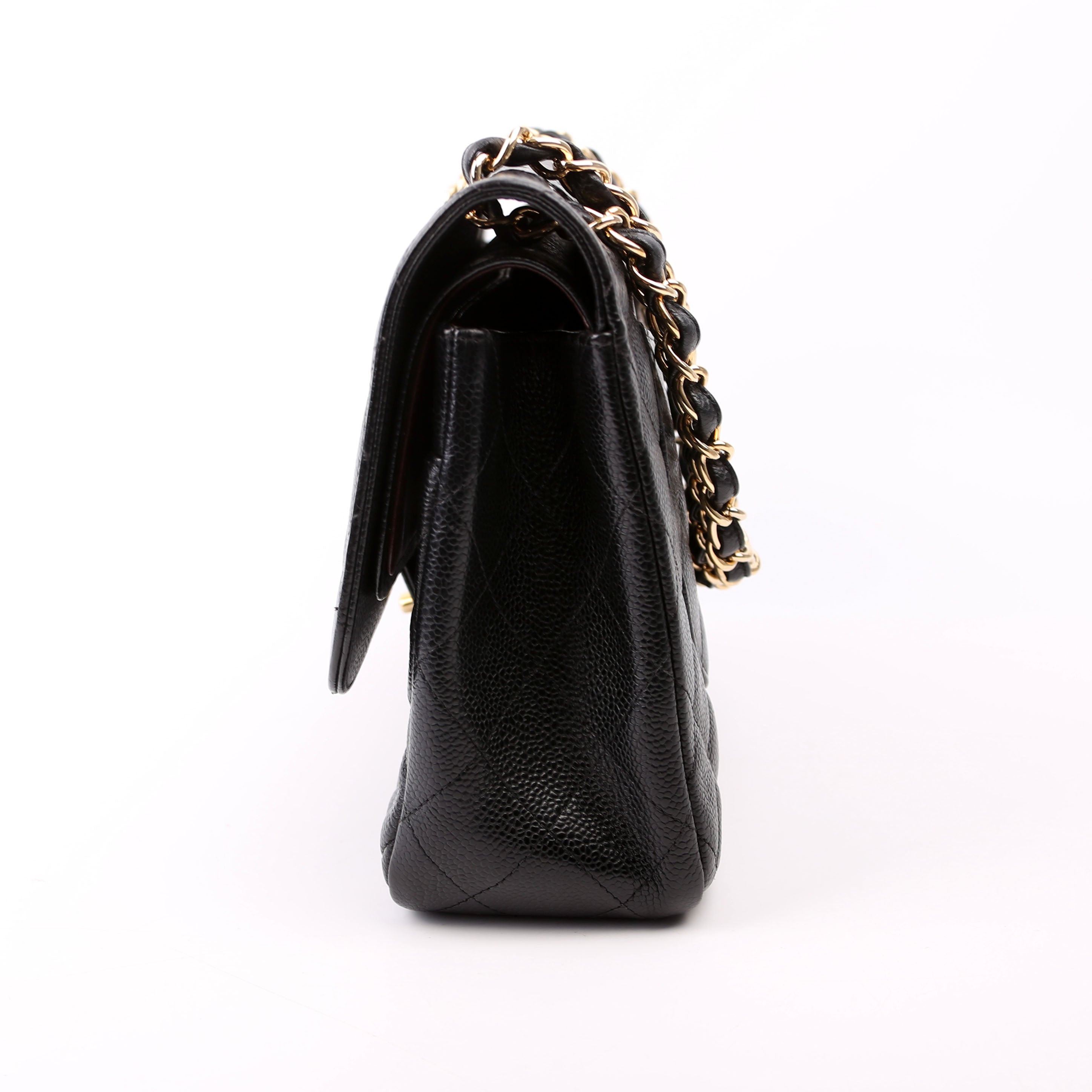 Classic Flap Jumbo Caviar 16M Black