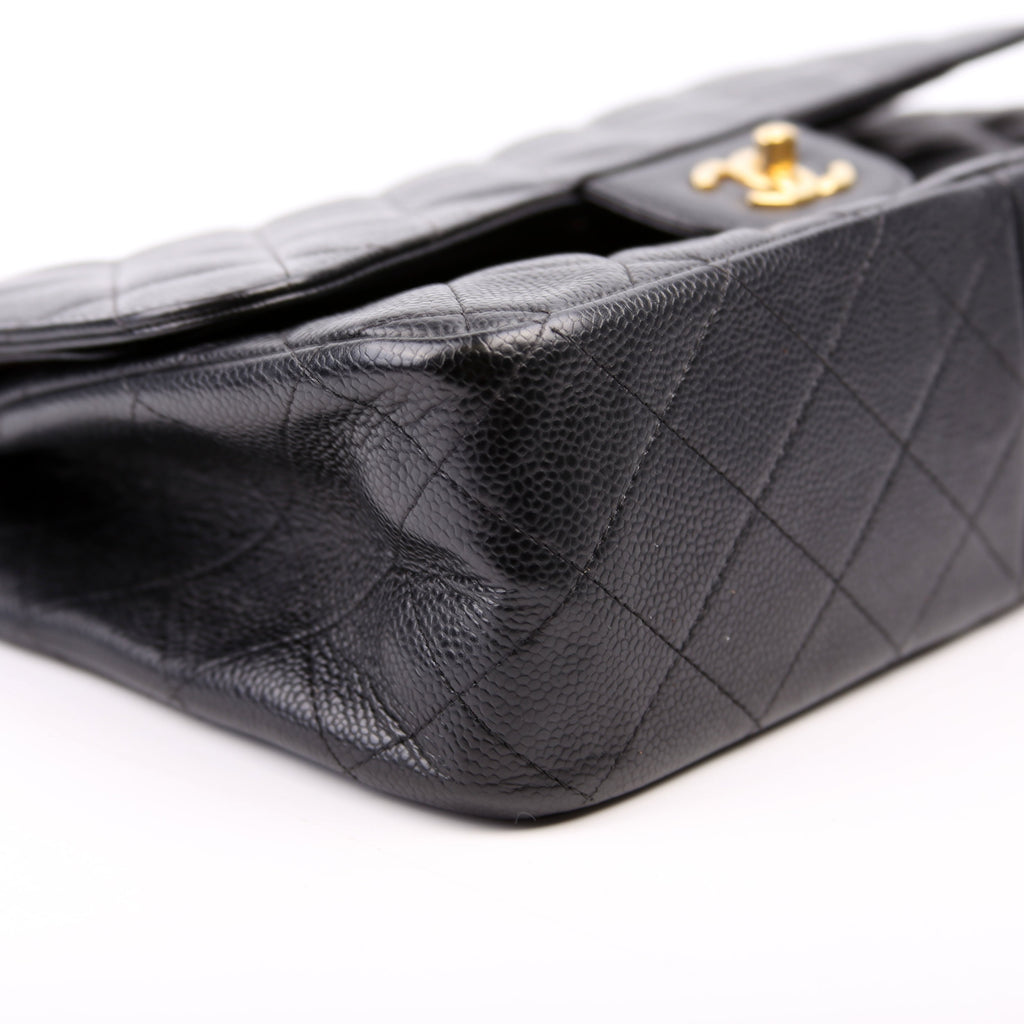 Classic Flap Jumbo Caviar 16M Black