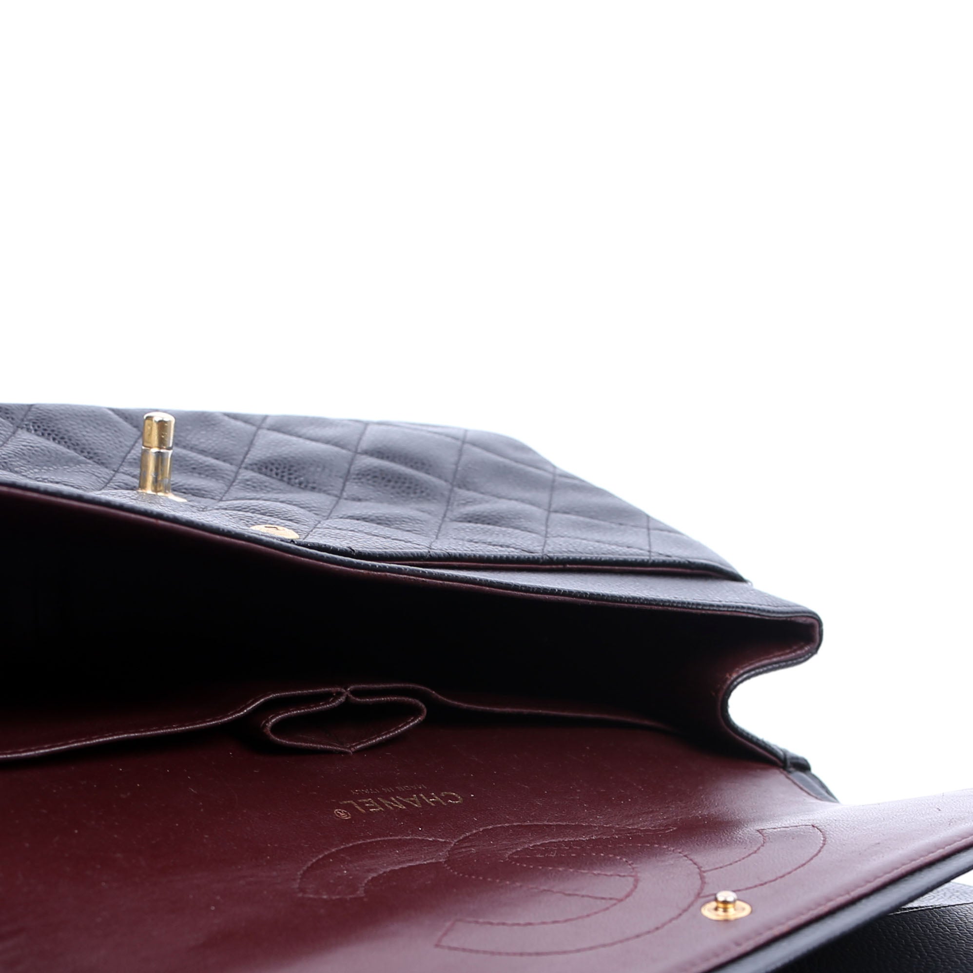 Classic Flap Jumbo Caviar 16M Black