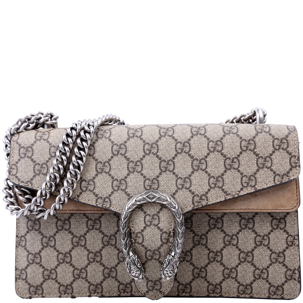499623 Dionysus Small GG Supreme Beige