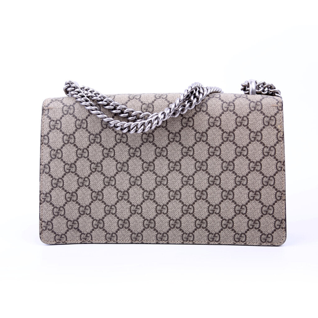 499623 Dionysus Small GG Supreme Beige