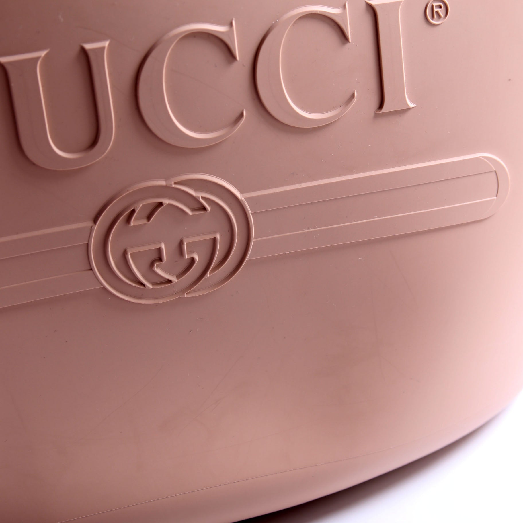 511261 Rubber Logo Ice Bucket Nude