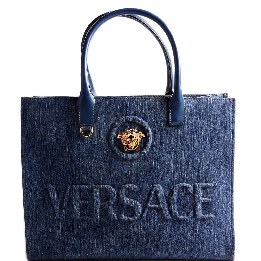 La Medusa Denim Tote Large