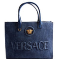 La Medusa Denim Tote Large