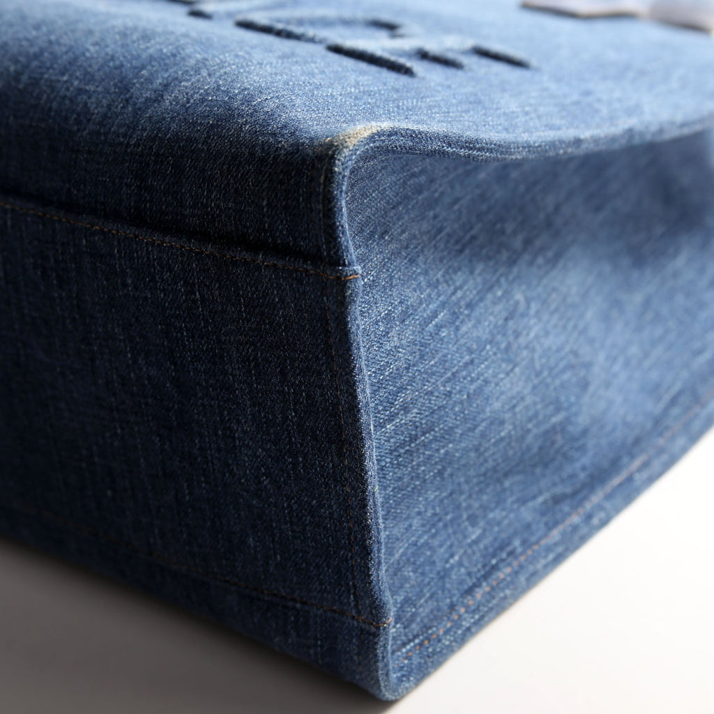 La Medusa Denim Tote Large