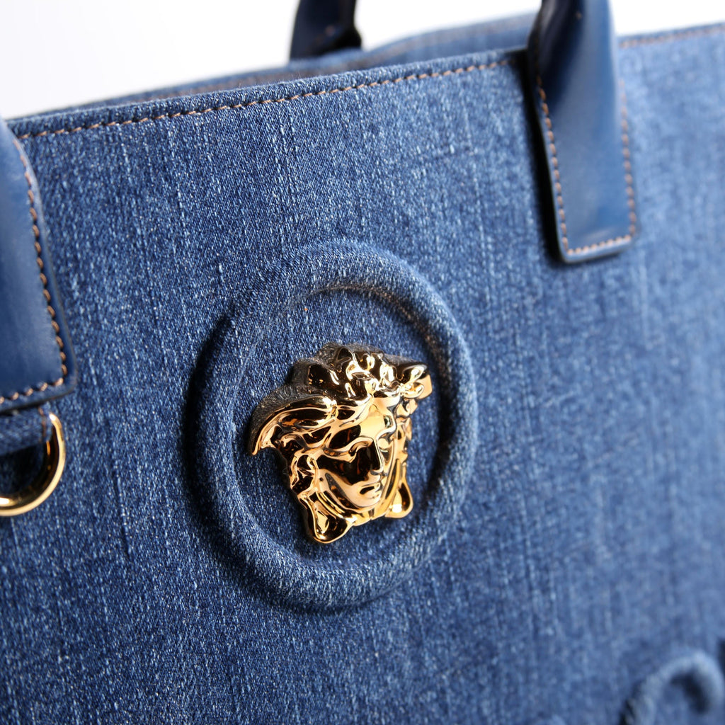 La Medusa Denim Tote Large