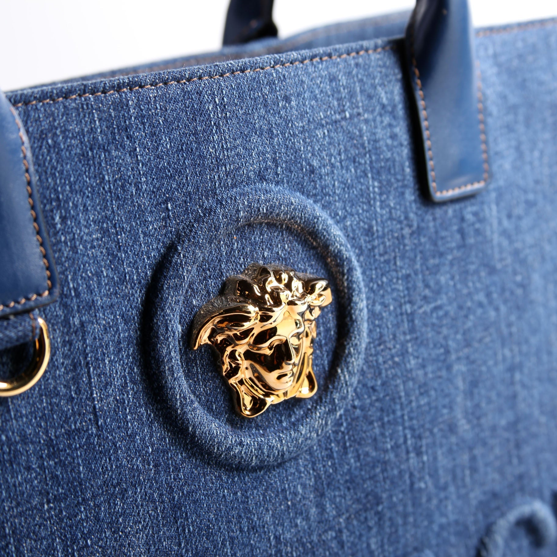 La Medusa Denim Tote Large
