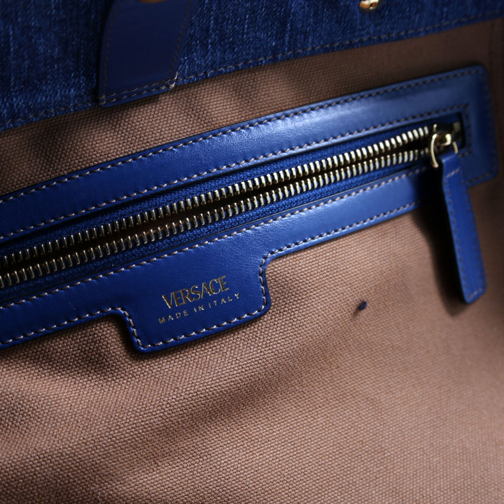 La Medusa Denim Tote Large