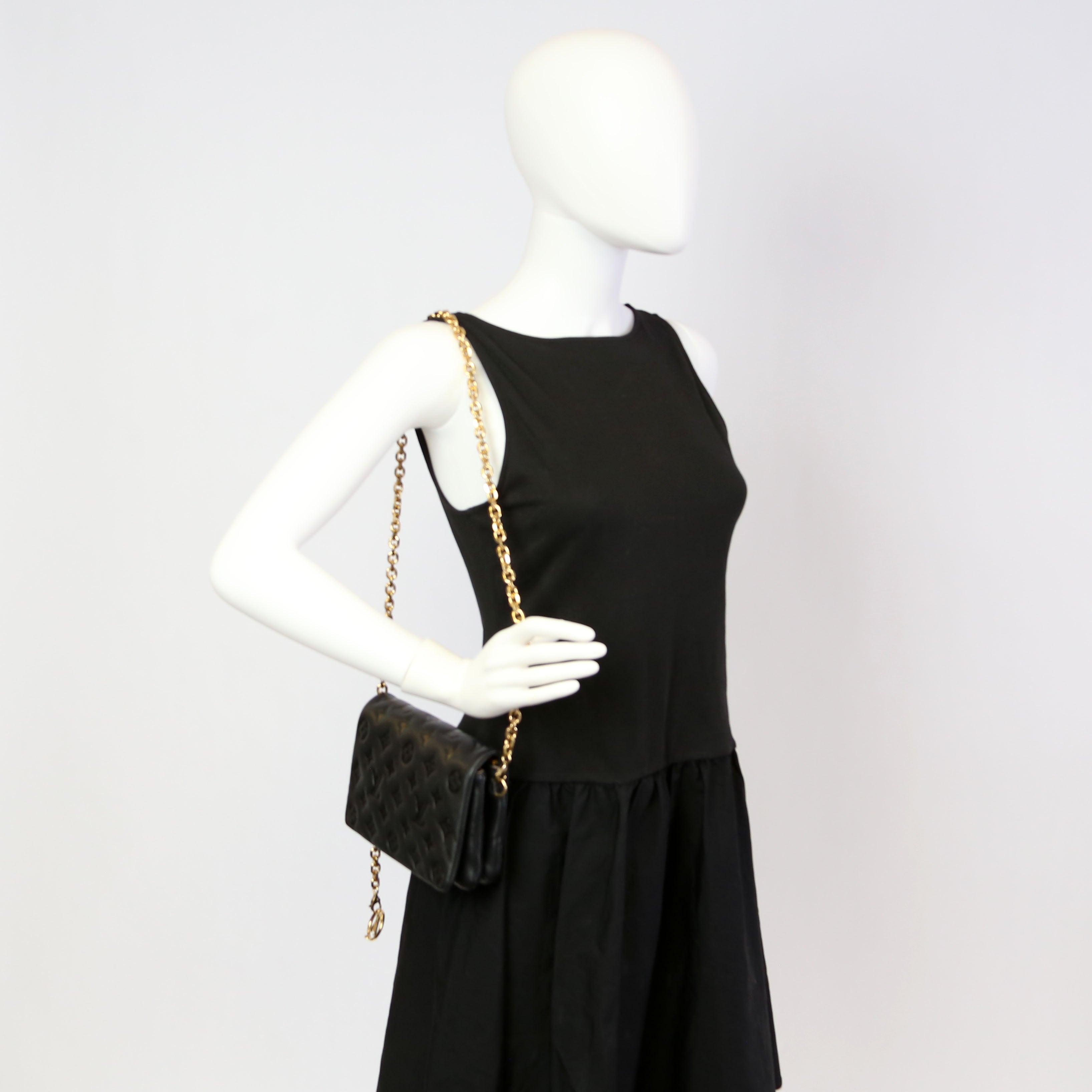 Pochette Coussin Black