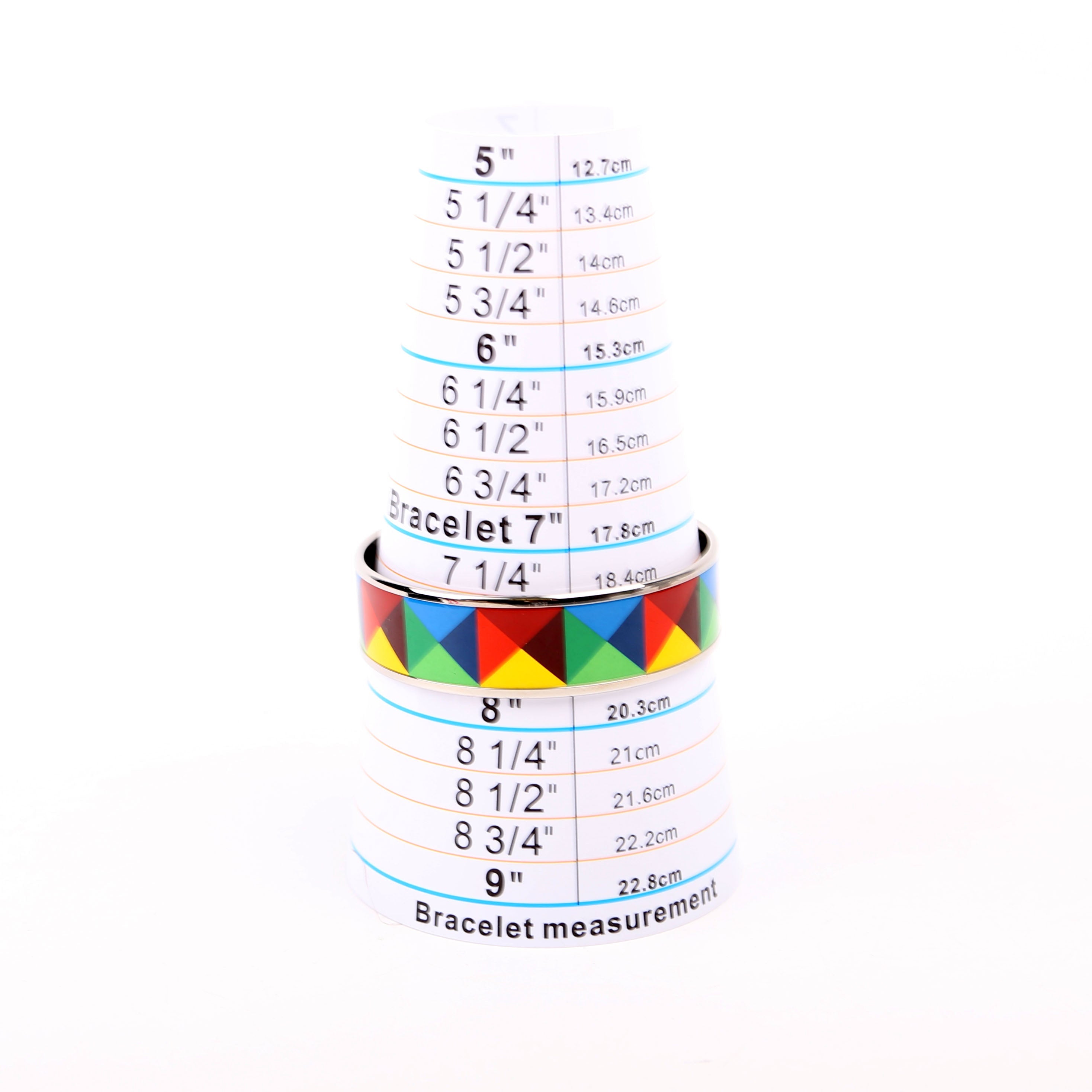 Hermes Printed Enamel Wide Bangle Bracelet Multicolor